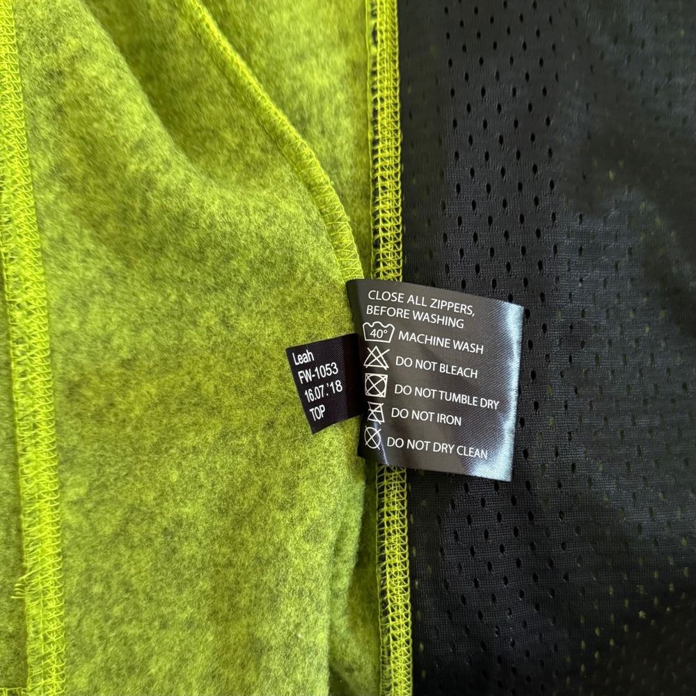 Icewear Fleece Jacket Women Large Green Full Zip Sweater Outdoor Hiking Iceland - Picture 14 of 16